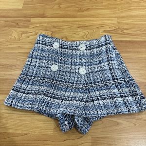 ZARA TWEED SKORT